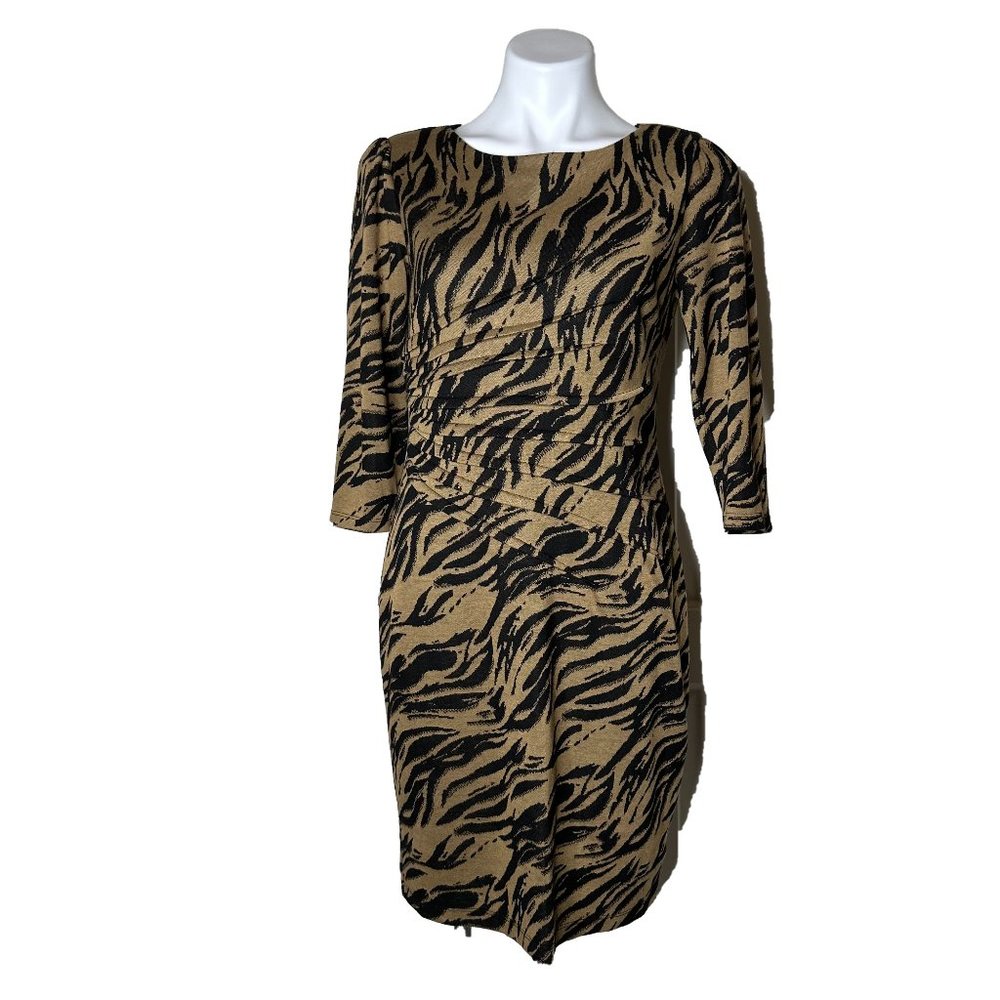 Rabbit Rabbit Rabbit Designs Animal Tiger Print Dress Size 10